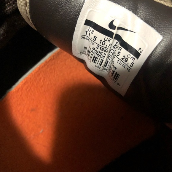 Nike 2010 Classic Sweet Leather 318333-202 Chocolate Brown Sneakers Mens Sz 11.5 - Picture 3 of 16